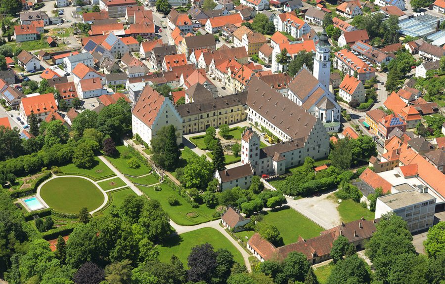 Schloss Babenhausen, Luftaufnahme